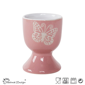 Silk Screen White Butterfly Small Egg Holder